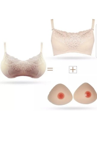 Crossdresser forme seno con - seno,